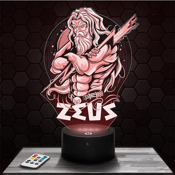 lampe dieu zeus