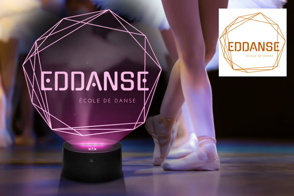 lampe logo ballerine