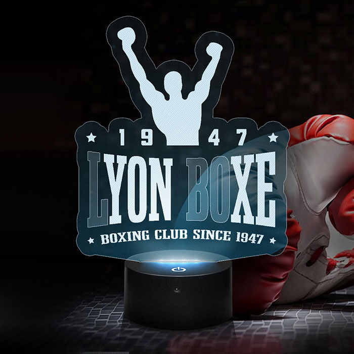 trophée club de boxe logo